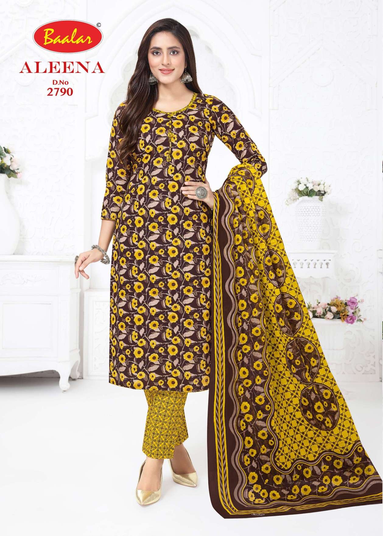 BAALAR ALEENA VOL 27 COTTON PRINTED SALWAR SUIT