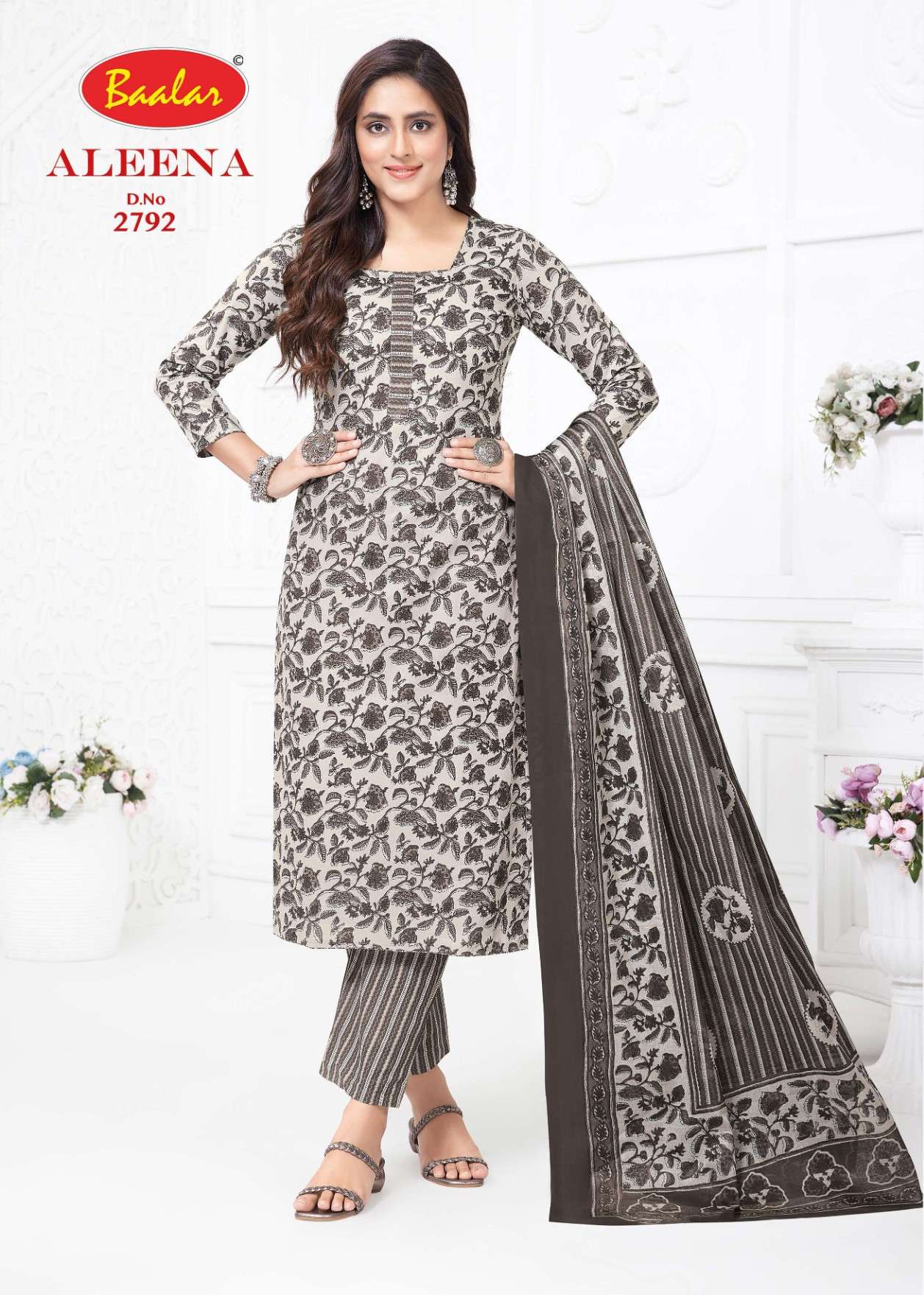 BAALAR ALEENA VOL 27 COTTON PRINTED SALWAR SUIT