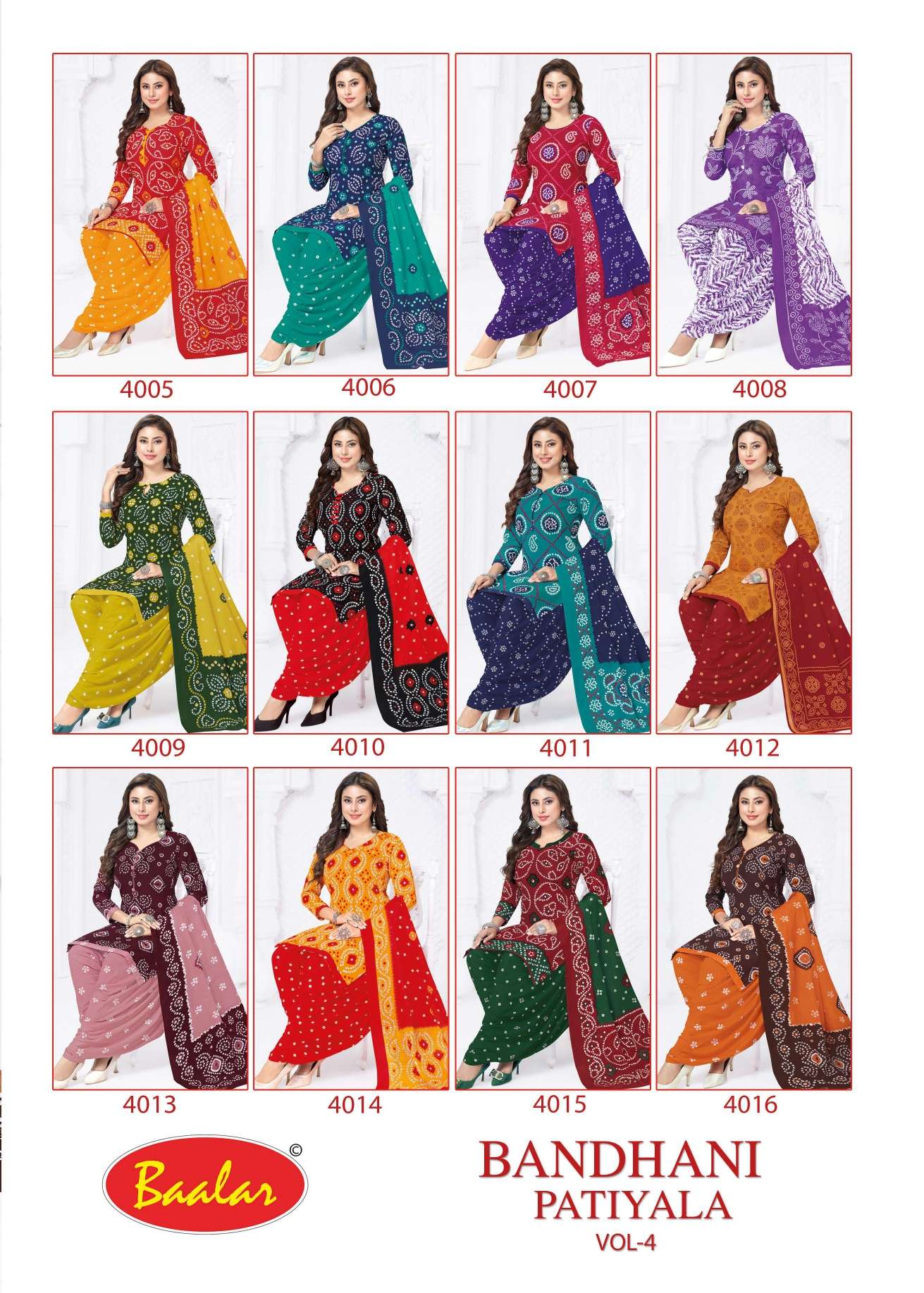 BAALAR BANDHANI PATIYALA VOL 4 COTTON PRINTED LADIES SALWAR SUIT