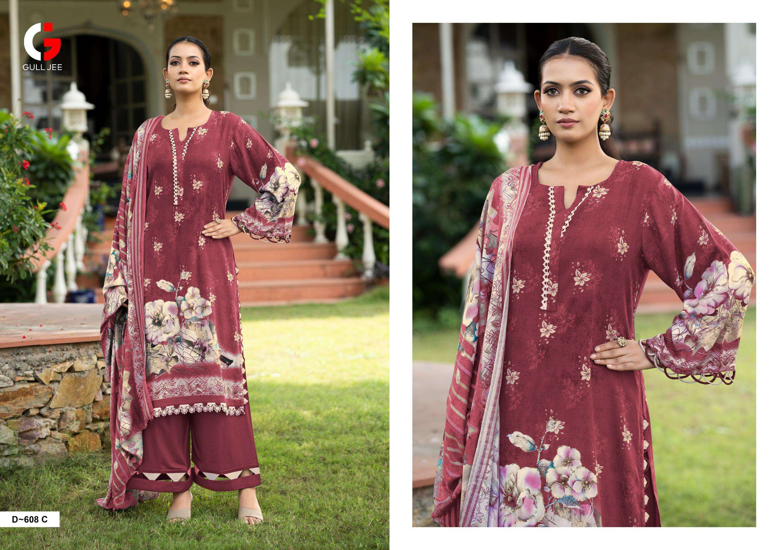 DEEPSY SUITS GULL JEE KHWAB PASHMINA DIGITAL PRINT WITH HAND SUIT