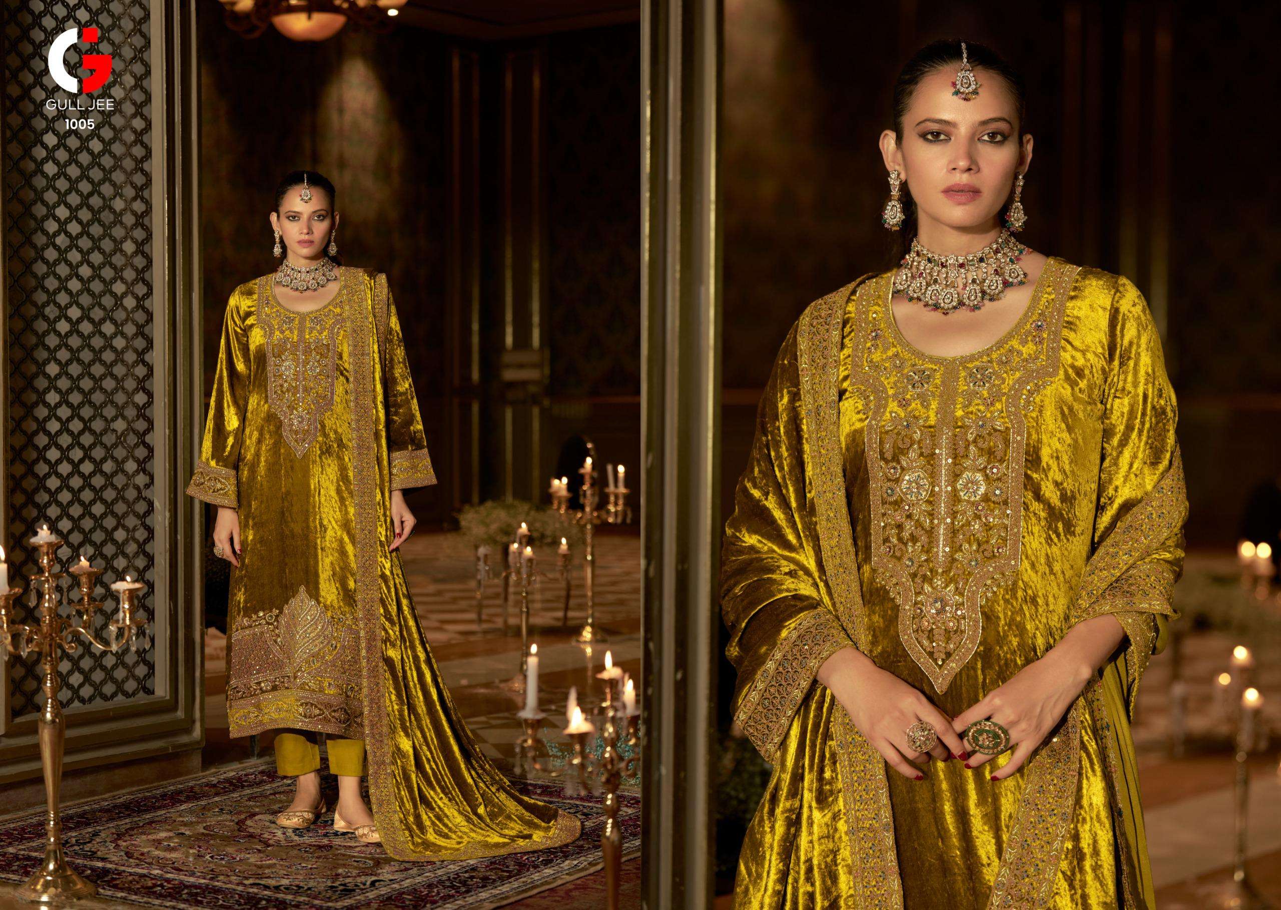 DEEPSY SUITS GULL JEE QURB VELVET WITH HEAVY EMBROIDERY DESIGNER SUIT