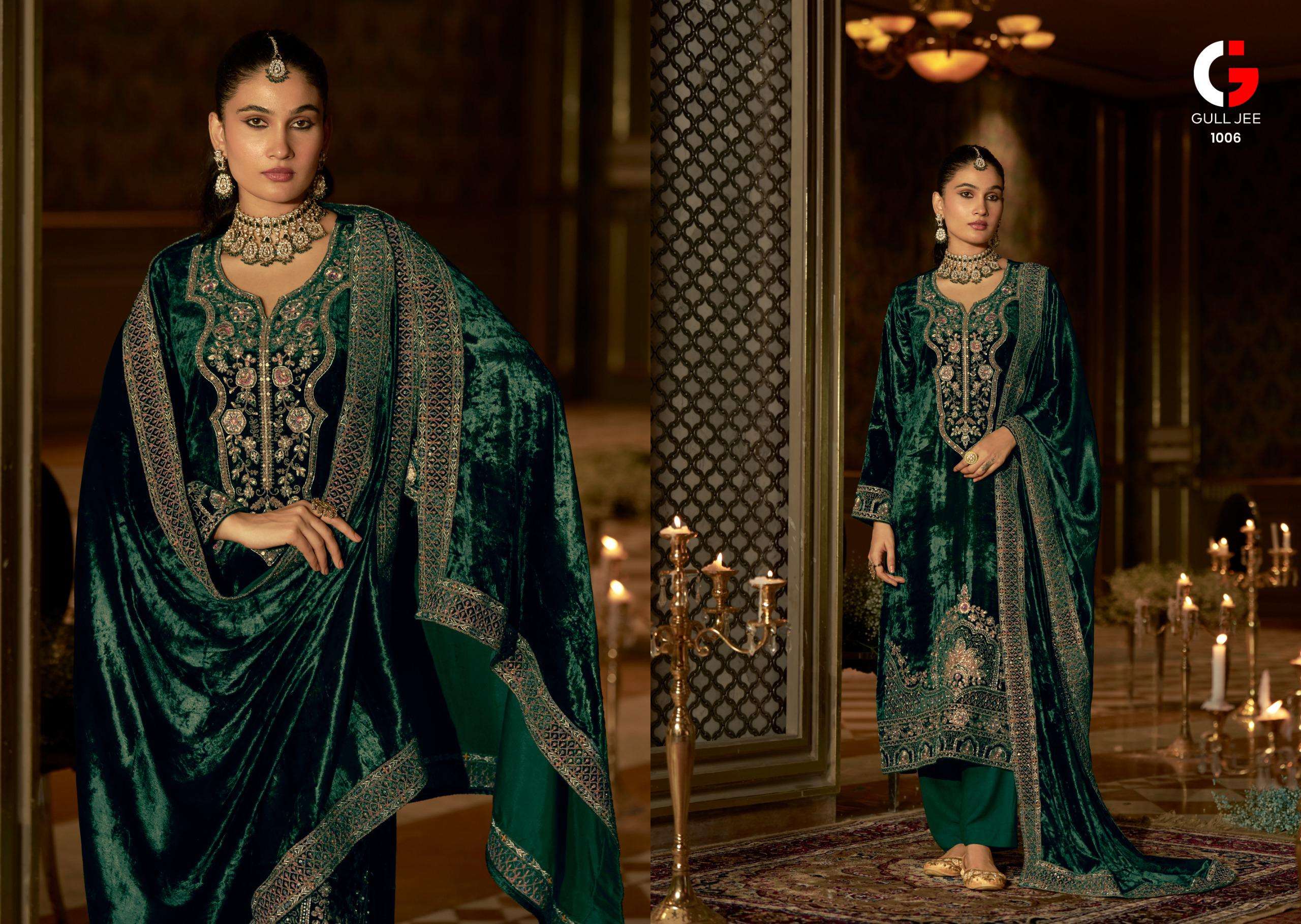 DEEPSY SUITS GULL JEE QURB VELVET WITH HEAVY EMBROIDERY DESIGNER SUIT
