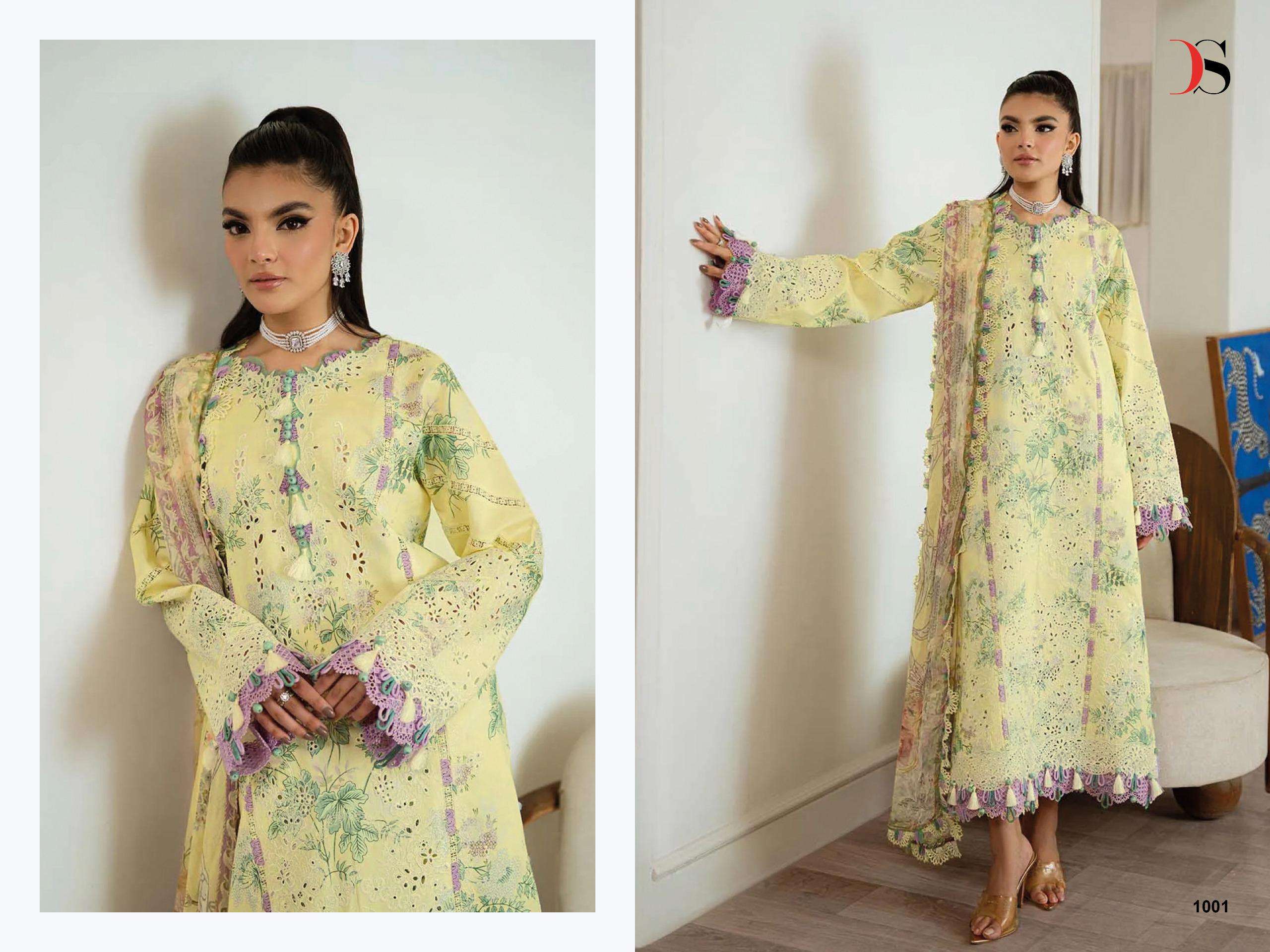 DEEPSY SUITS JADE PREMIUM COTTON EMBROIDERY DESIGNER PAKISTANI SUIT