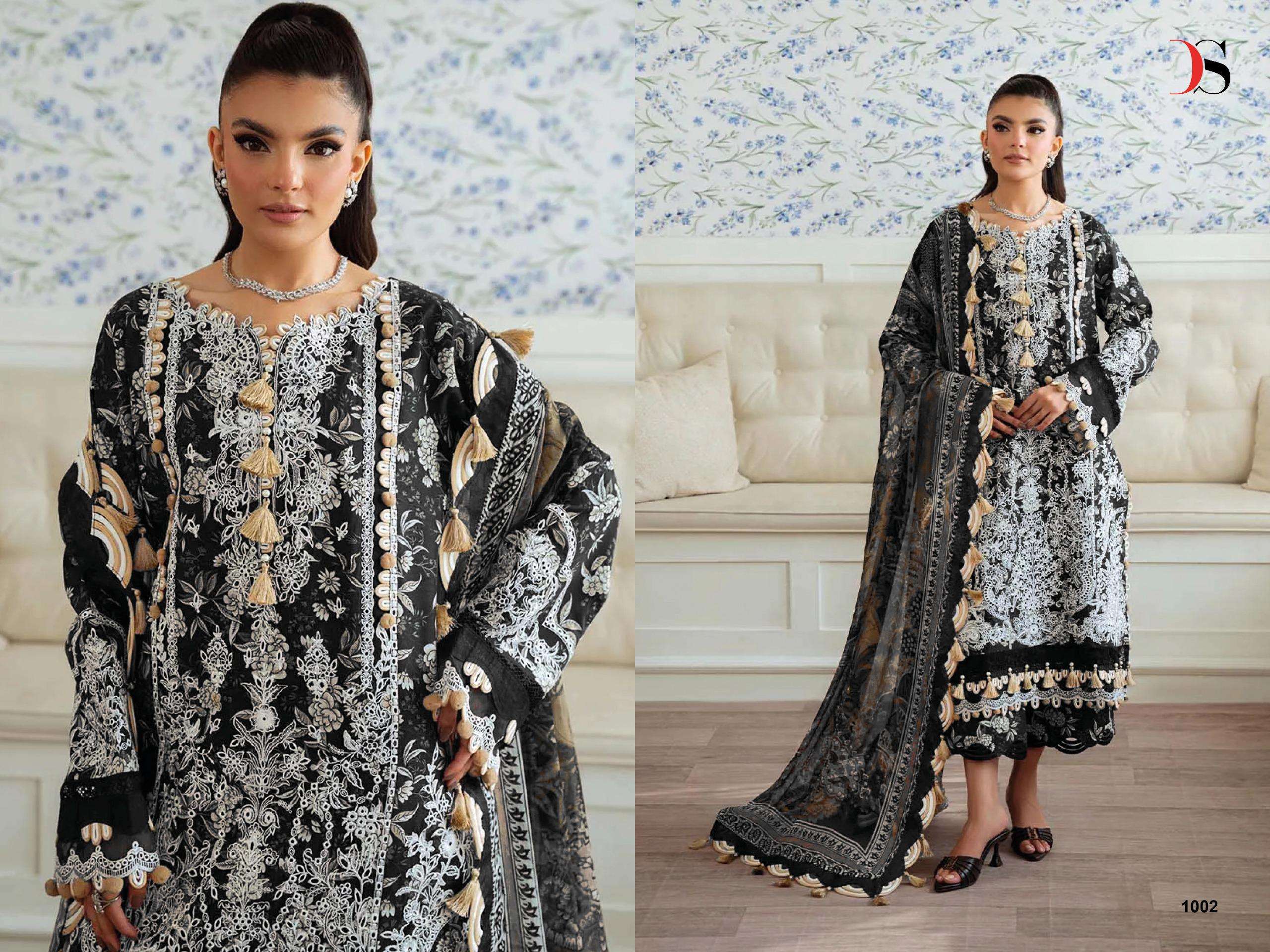 DEEPSY SUITS JADE PREMIUM COTTON EMBROIDERY DESIGNER PAKISTANI SUIT