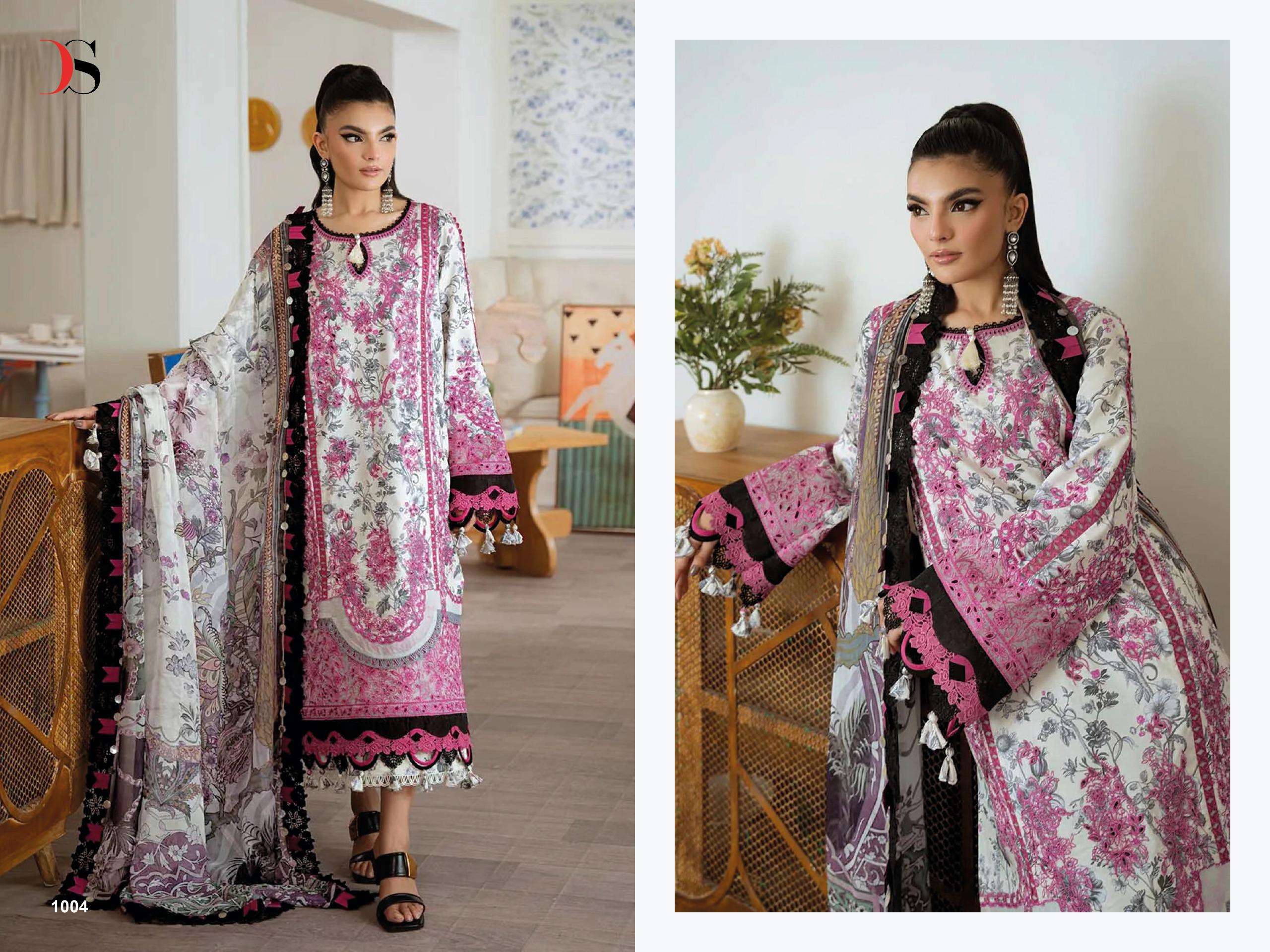 DEEPSY SUITS JADE PREMIUM COTTON EMBROIDERY DESIGNER PAKISTANI SUIT