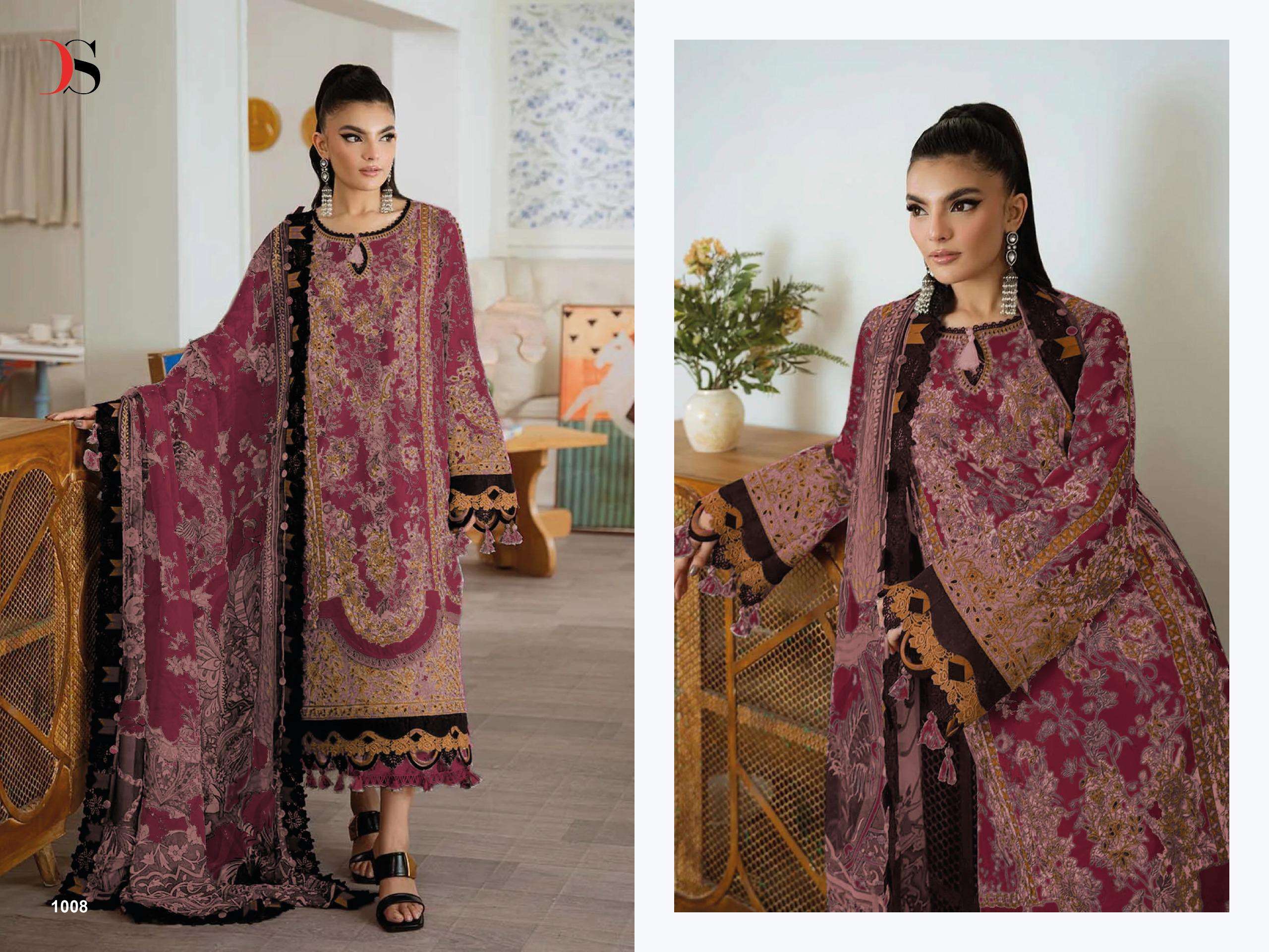 DEEPSY SUITS JADE PREMIUM COTTON EMBROIDERY DESIGNER PAKISTANI SUIT