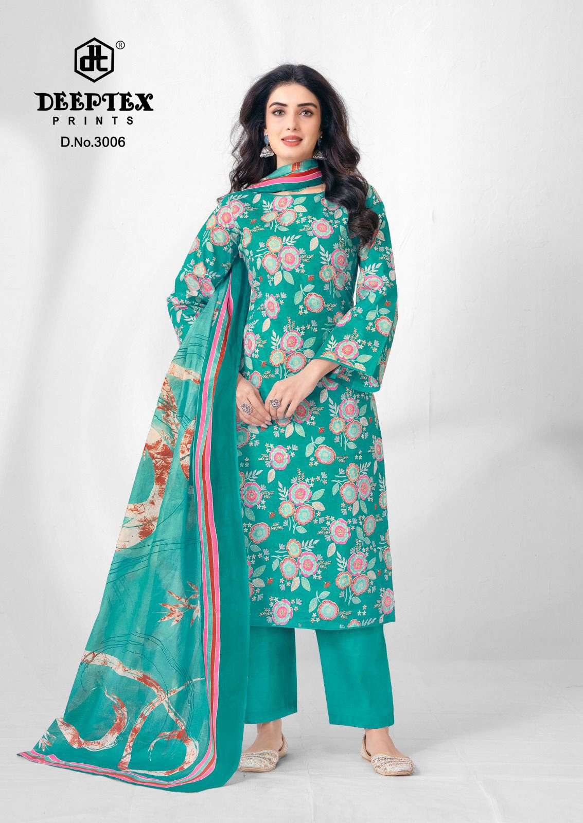 DEEPTEX PRINTS AALIA AFREEN VOL 3 LAWN COTTON DIGITAL PRINTS SUIT