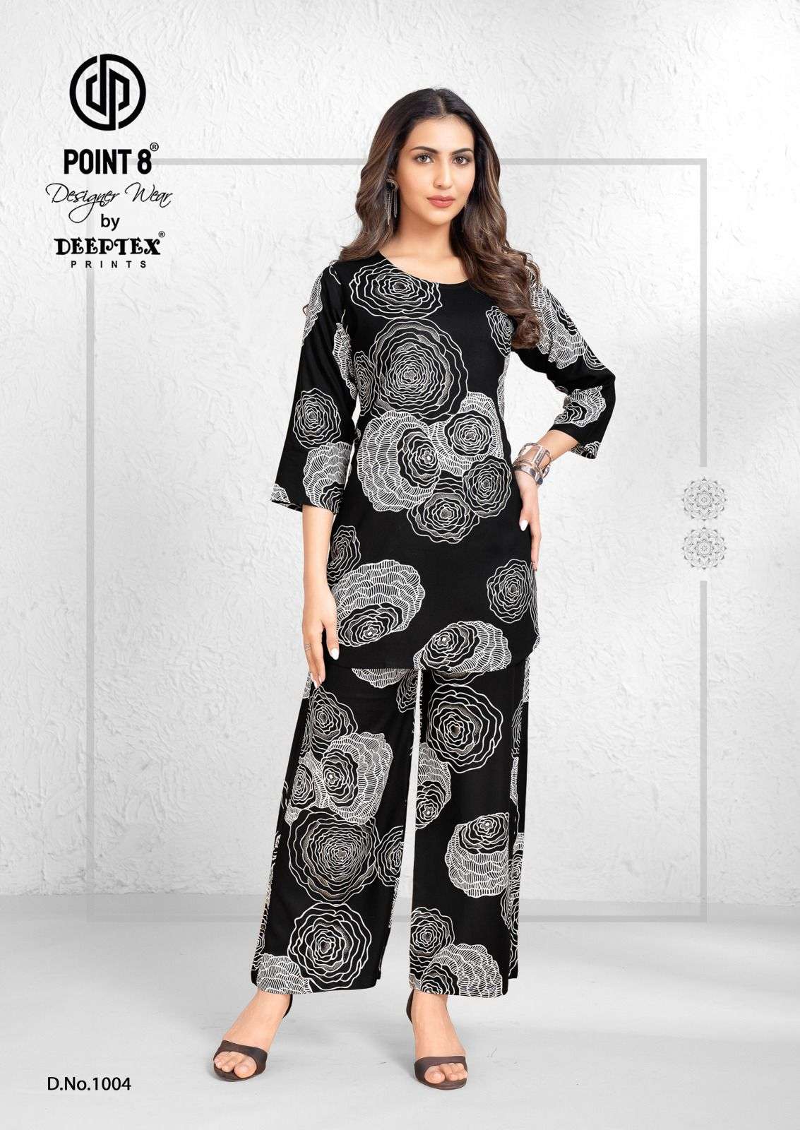 DEEPTEX PRINTS STYLE UP VOL 1 RAYON PRINTED FANCY LADIES CO-ORD SET