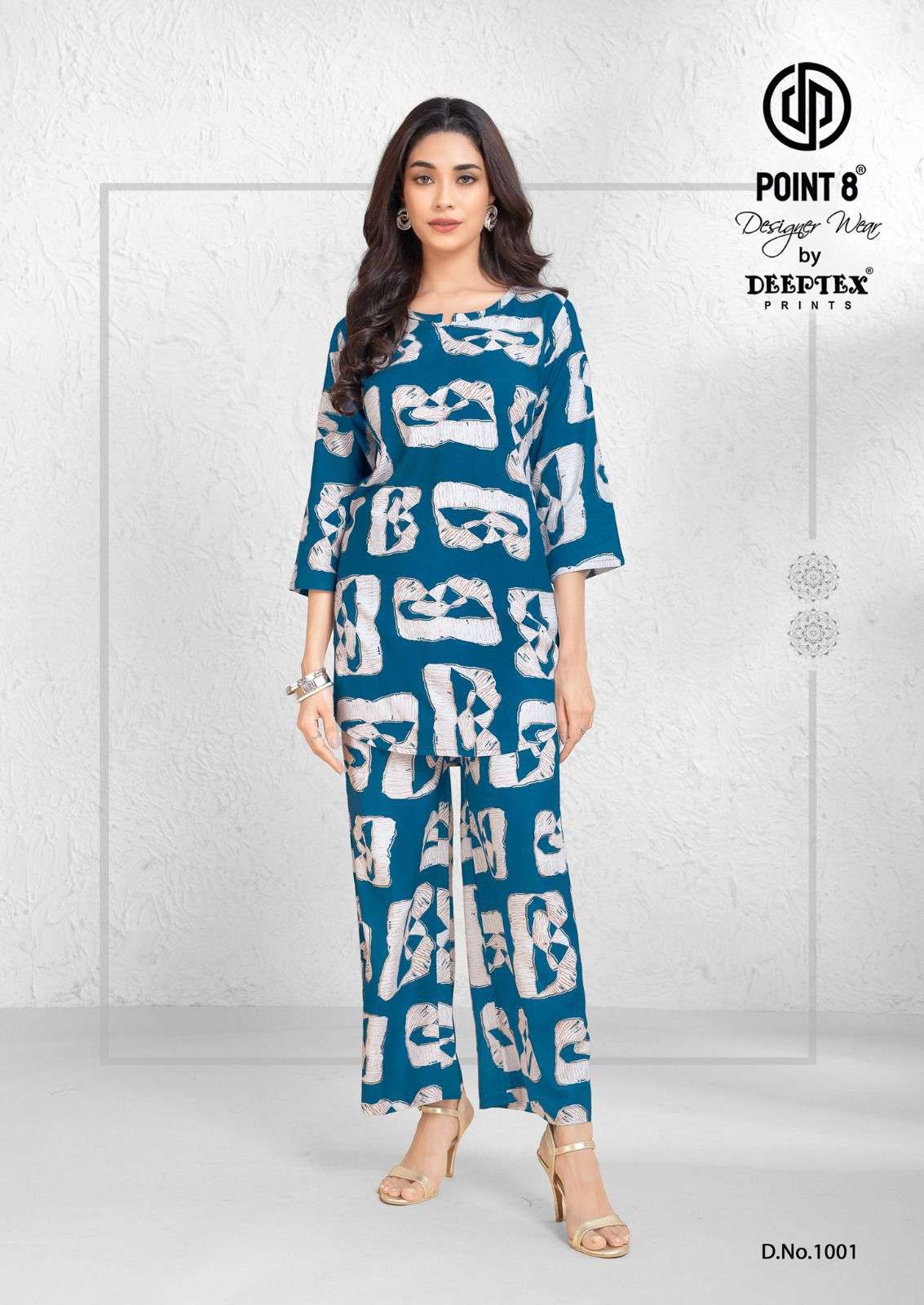 DEEPTEX PRINTS STYLE UP VOL 1 RAYON PRINTED FANCY LADIES CO-ORD SET