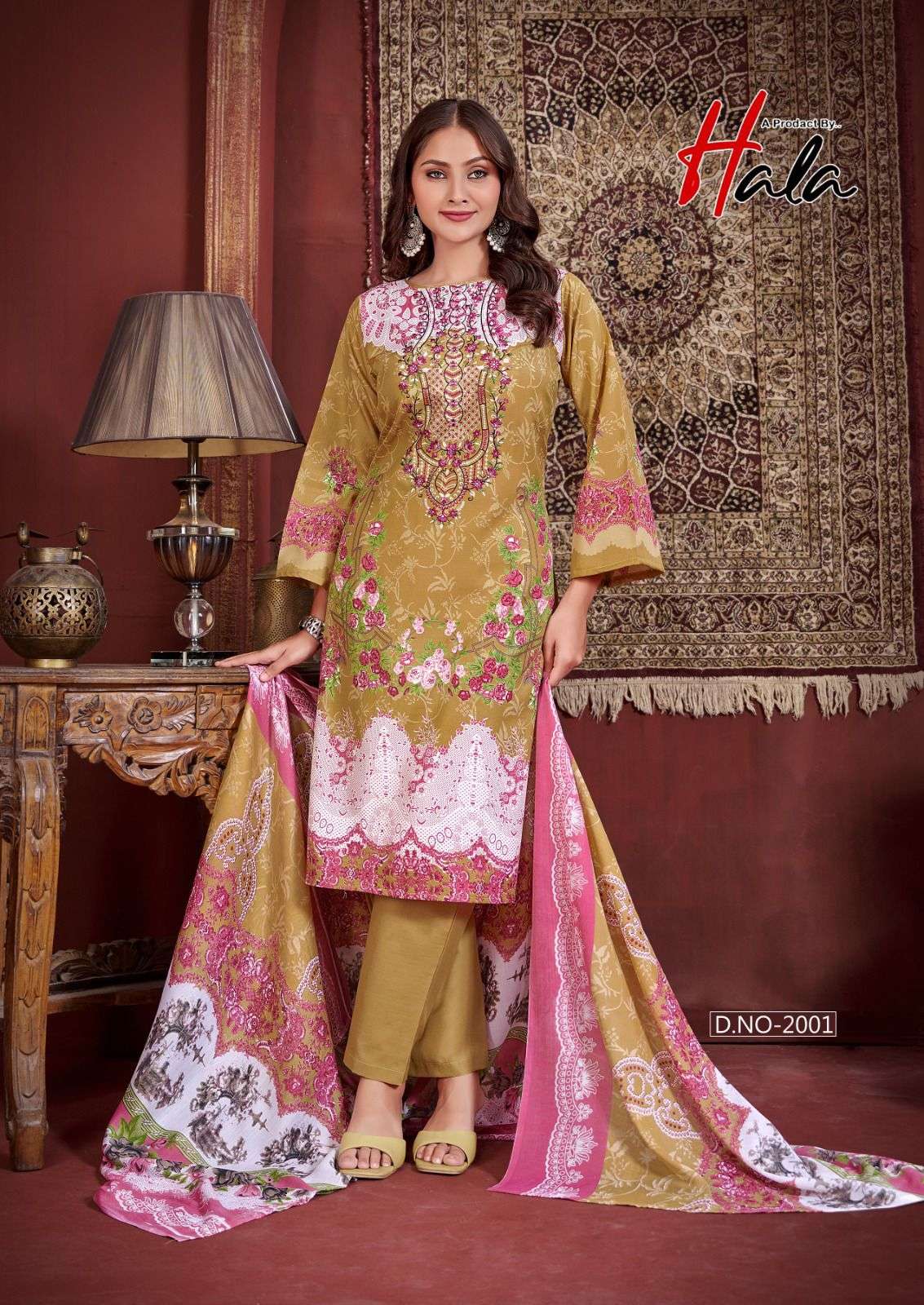HALA AAYAT VOL 2 COTTON DIGITAL STYLE PRINT DRESS 