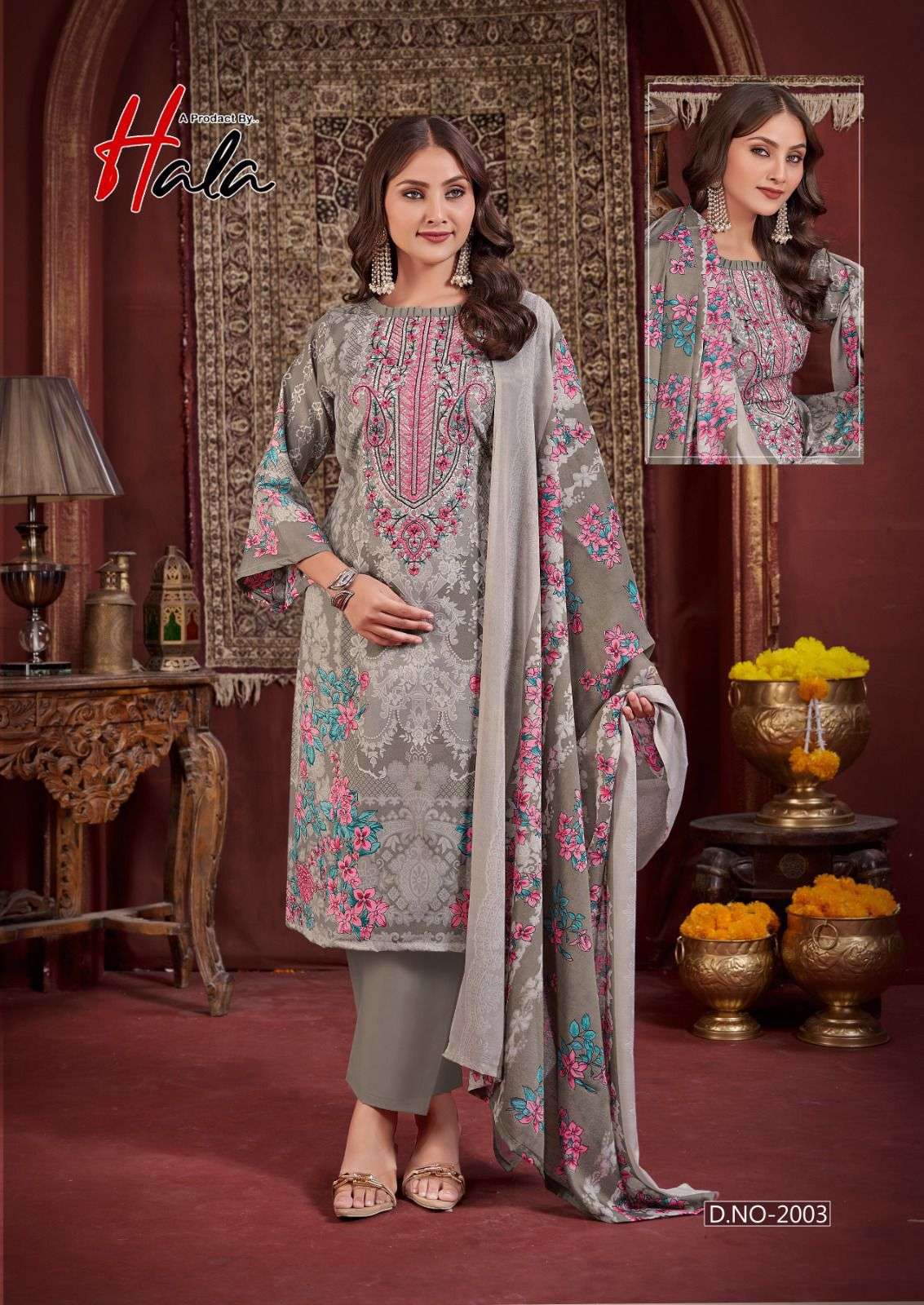 HALA AAYAT VOL 2 COTTON DIGITAL STYLE PRINT DRESS 