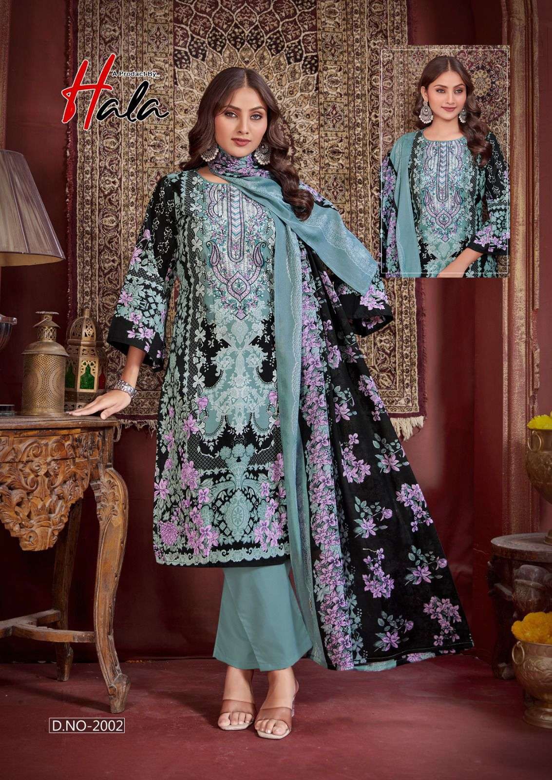 HALA AAYAT VOL 2 COTTON DIGITAL STYLE PRINT DRESS 