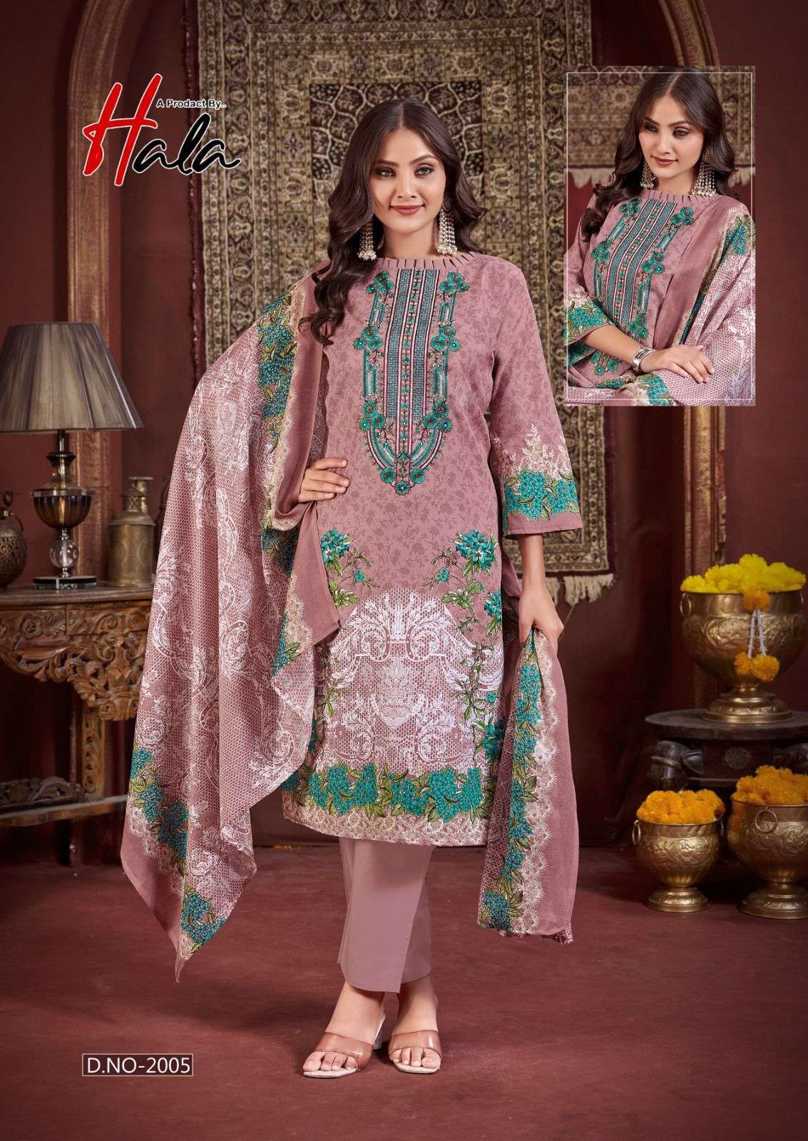 HALA AAYAT VOL 2 COTTON DIGITAL STYLE PRINT DRESS 