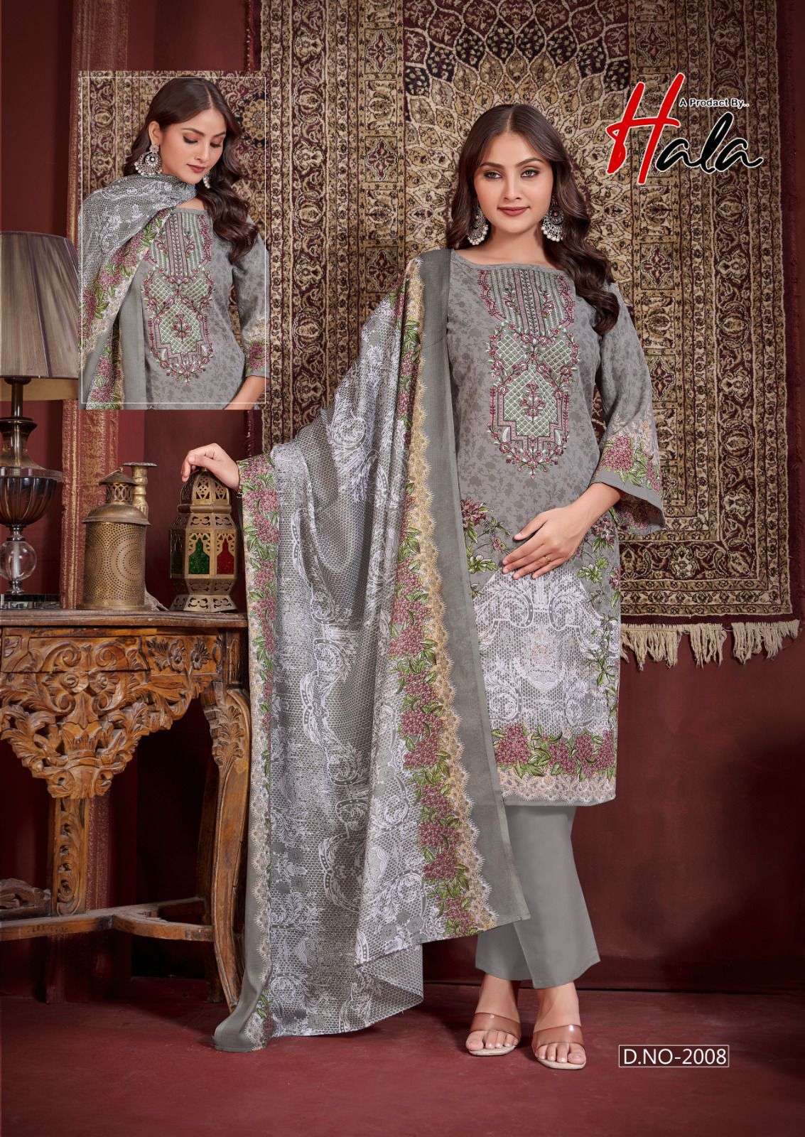 HALA AAYAT VOL 2 COTTON DIGITAL STYLE PRINT DRESS 