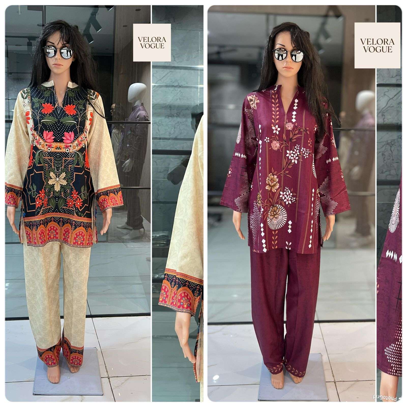 INLI VELORA VOGUE LINEN DIGITAL PRINT TURKISH STYLE CO-ORD SET
