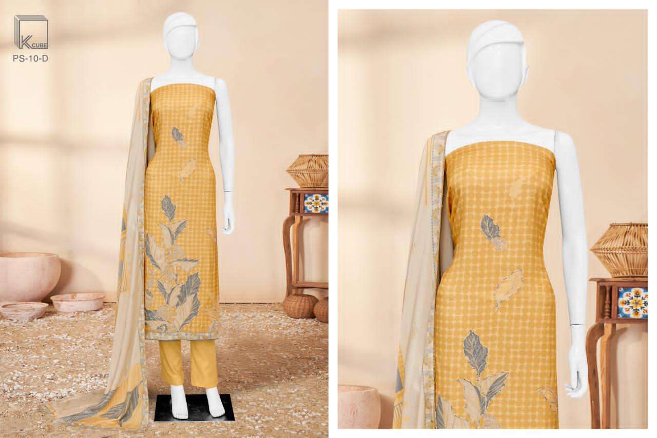 K CUBE KAYNAT PASHMINA DIGITAL PRINTS WITH FANCY WORK SUIT