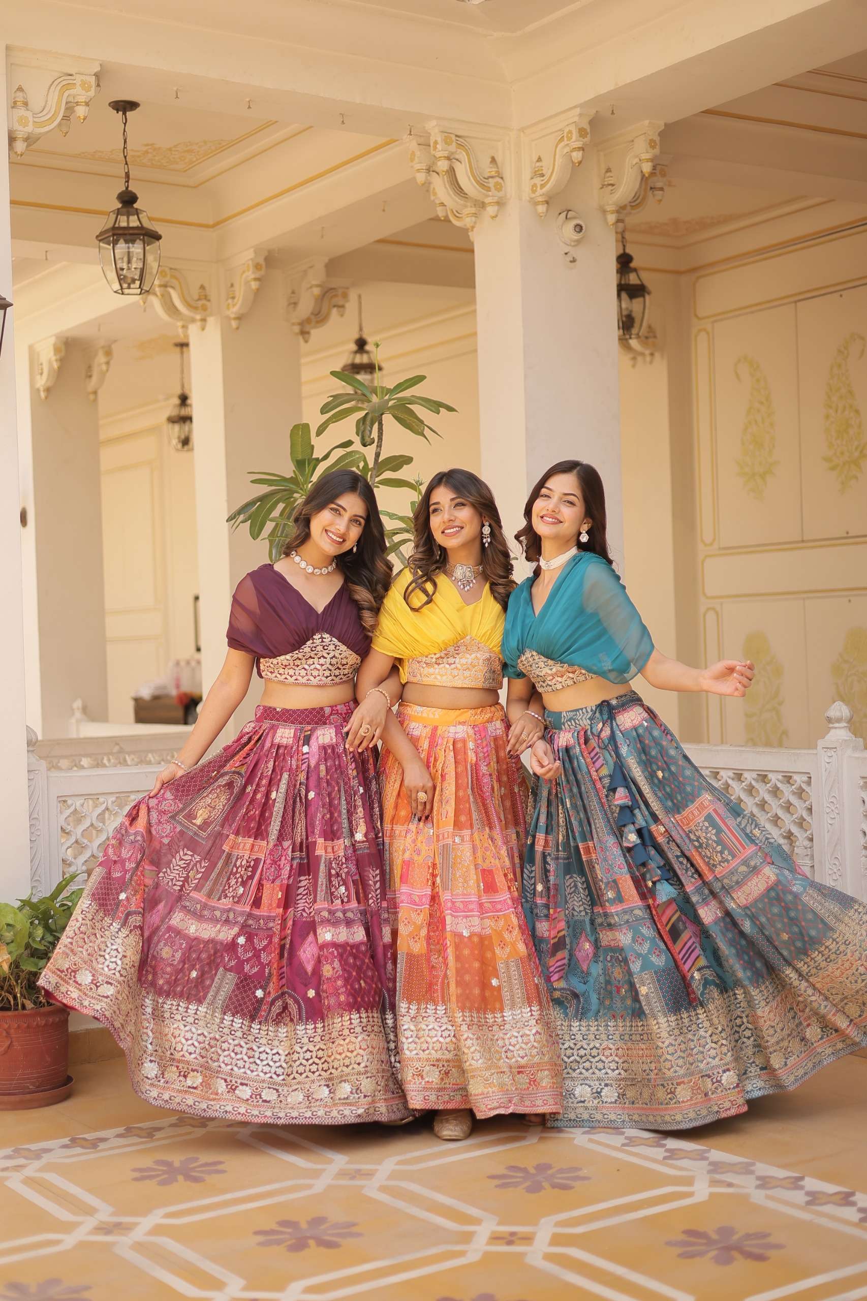 KA 5032 SILK PREETY LOOK DESIGNER LEHENGA CHOLI COLLECTIONS 