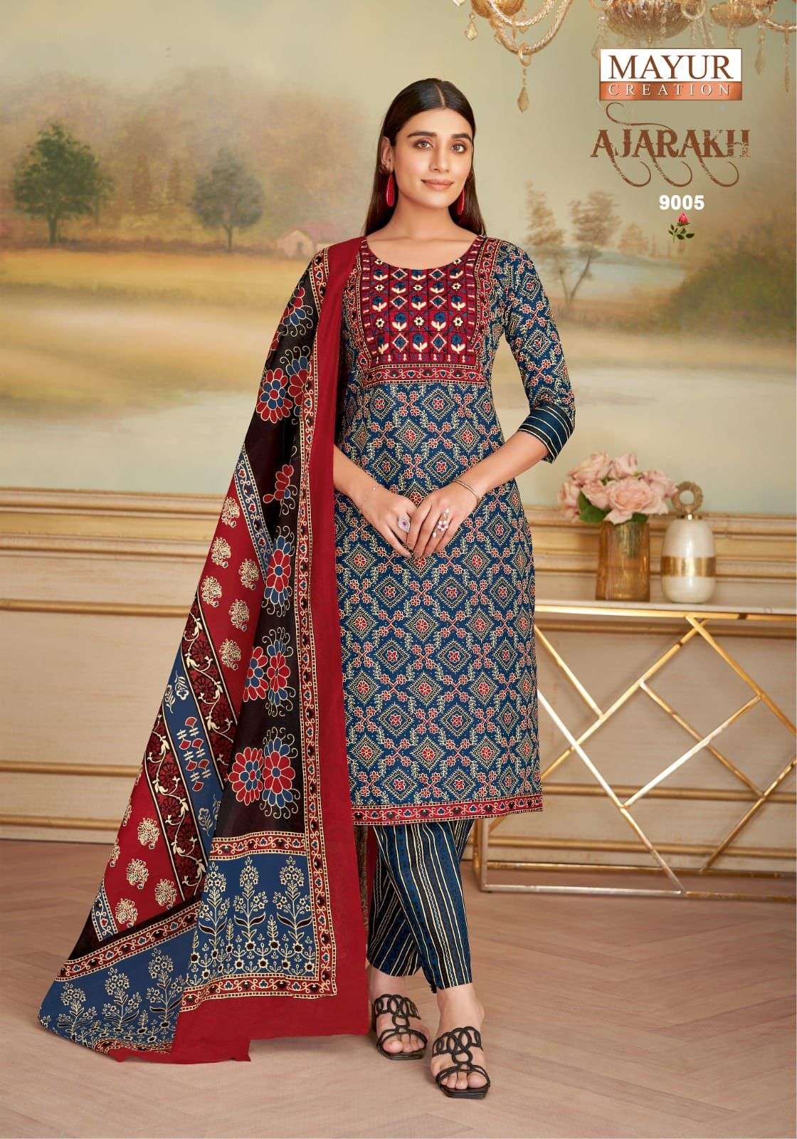 MAYUR CREATION AJARAKH VOL 9 READY MADE COLLECTION