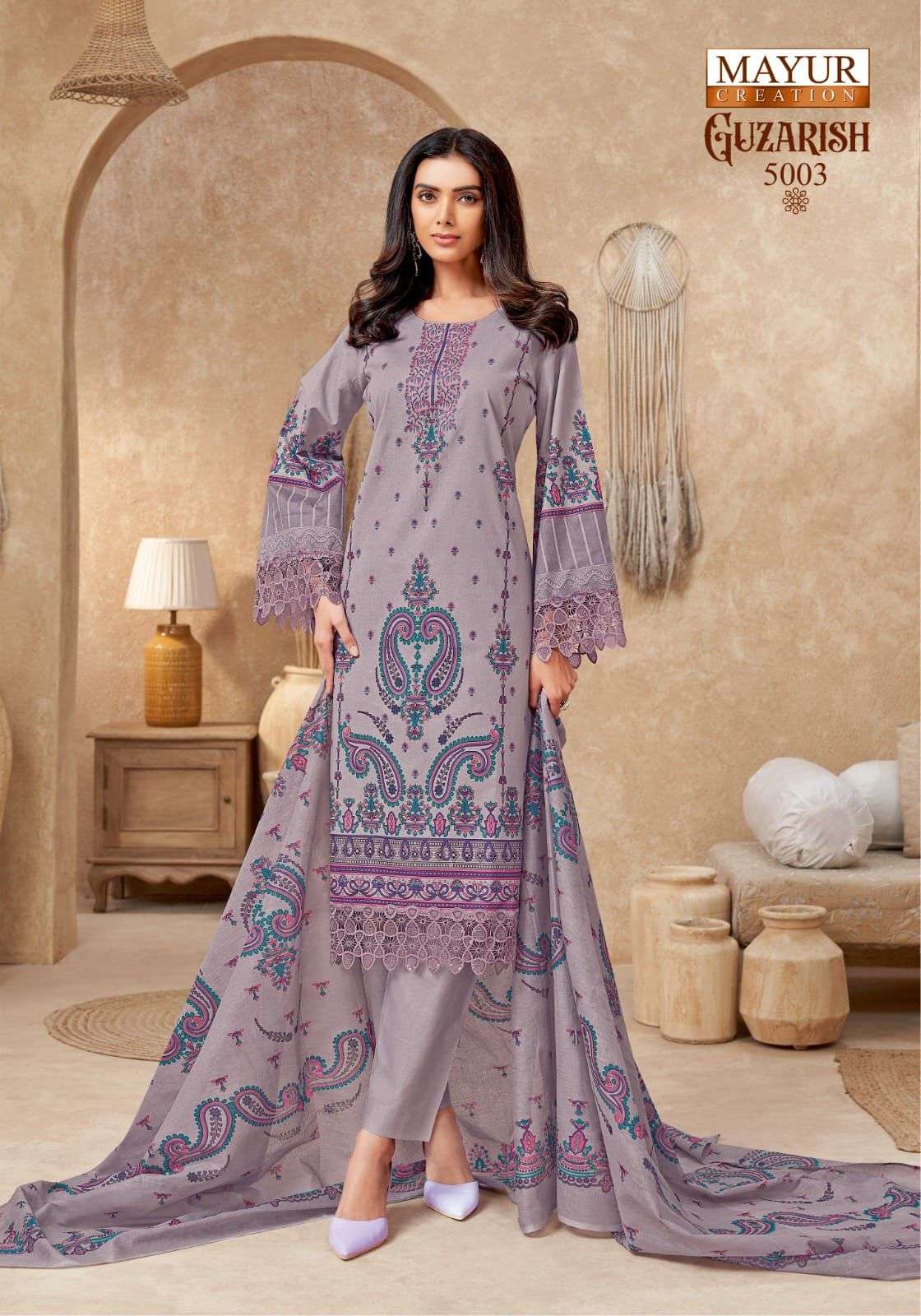 MAYUR CREATION GUZARISH VOL 5 COTTON DIGITAL PRINTS SALWAR SUIT