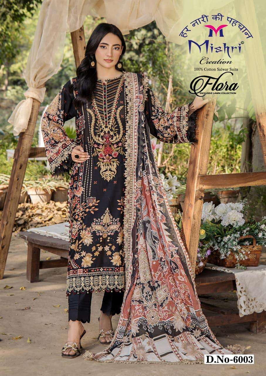 MISHRI CREATION FLORA VOL 6 LAWN COTTON DIGITAL PRINT SALWAR SUIT 