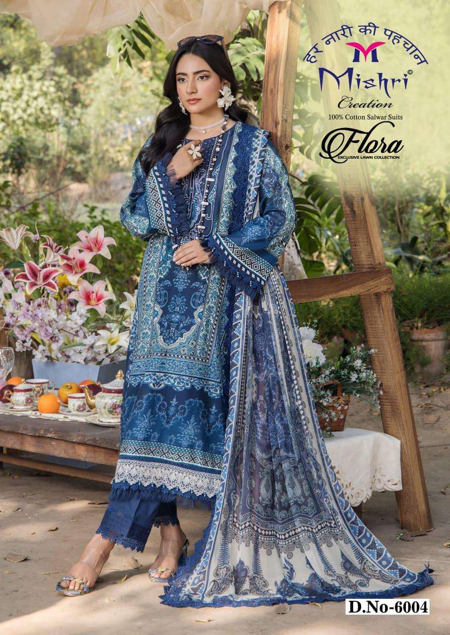 MISHRI CREATION FLORA VOL 6 LAWN COTTON DIGITAL PRINT SALWAR SUIT 