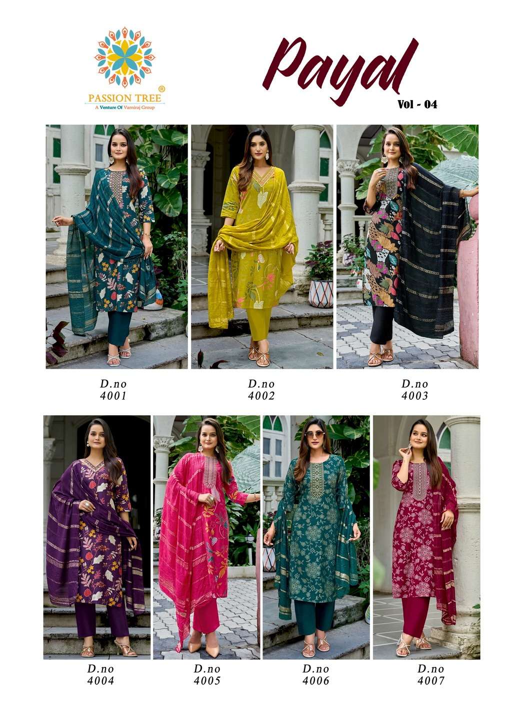 PASSION TREE PAYAL VOL 4 FANCY WORKS LADIES 3PCS SET COLLECTION 