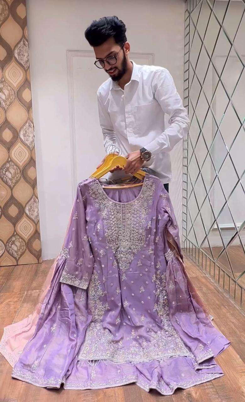 PD 1046 PARTY WEAR DESIGNER LOOK READY MADE SHARARA SUIT
