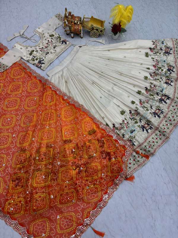 RAM 143 SILK DESIGNER FESTIVE WEAR LEHENGA CHOLI 