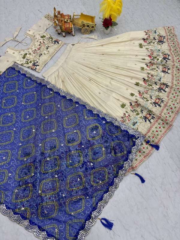 RAM 143 SILK DESIGNER FESTIVE WEAR LEHENGA CHOLI 