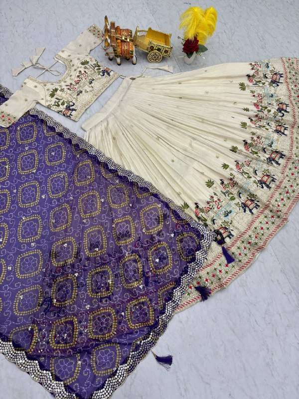 RAM 143 SILK DESIGNER FESTIVE WEAR LEHENGA CHOLI 