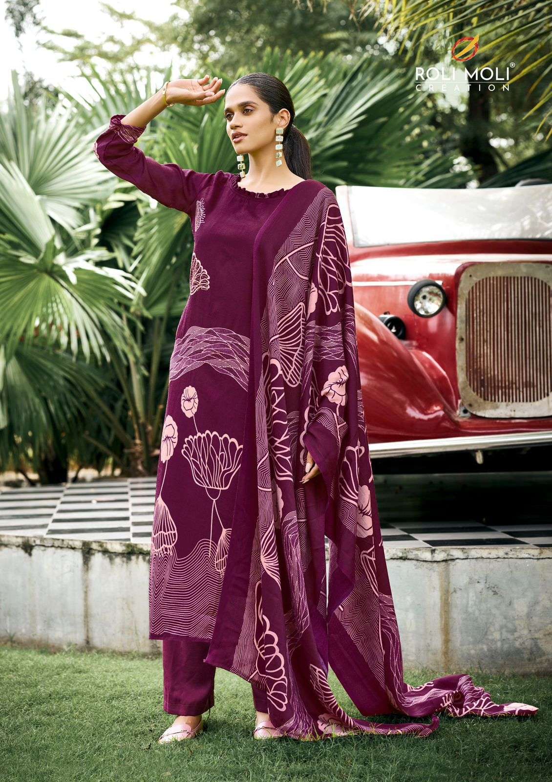 ROLI MOLI CREATION ARIA PASHMINA FANCY WORK WINTER WEAR SUIT