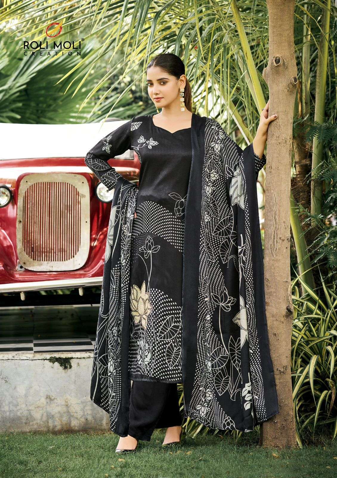 ROLI MOLI CREATION ARIA PASHMINA FANCY WORK WINTER WEAR SUIT