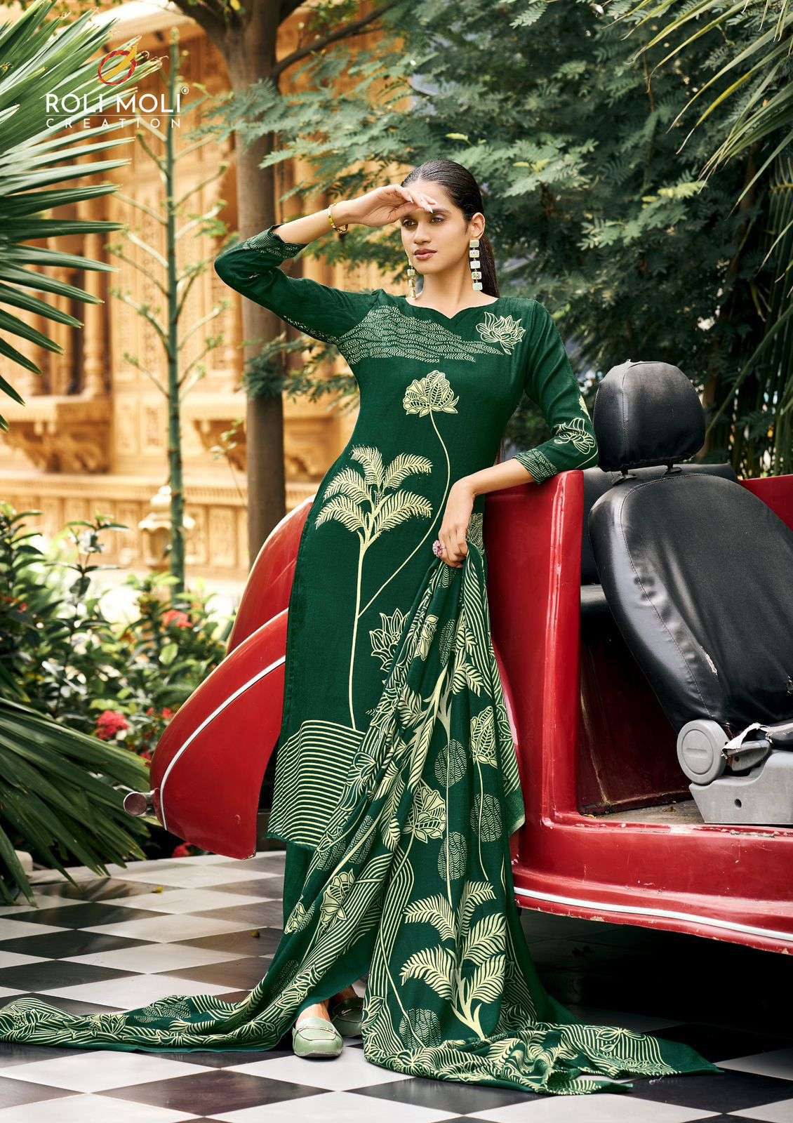 ROLI MOLI CREATION ARIA PASHMINA FANCY WORK WINTER WEAR SUIT