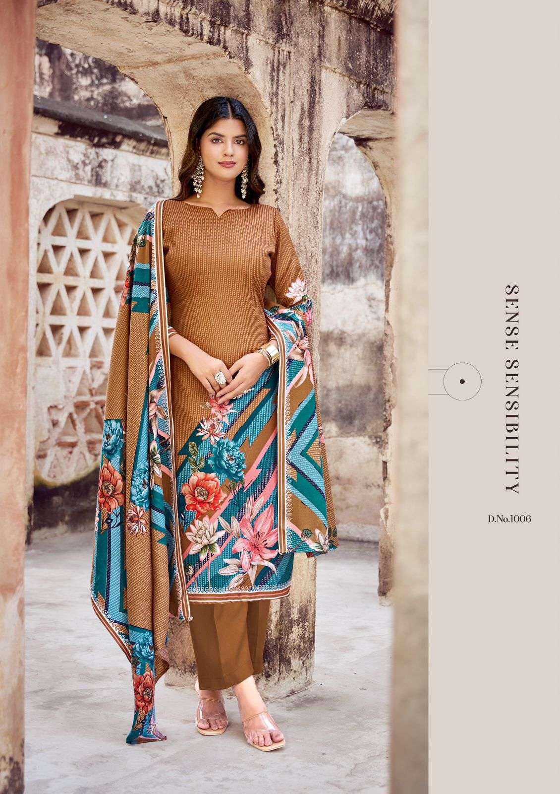 ROLI MOLI CREATION KABIRA PRINTED WINTER WEAR DRESS