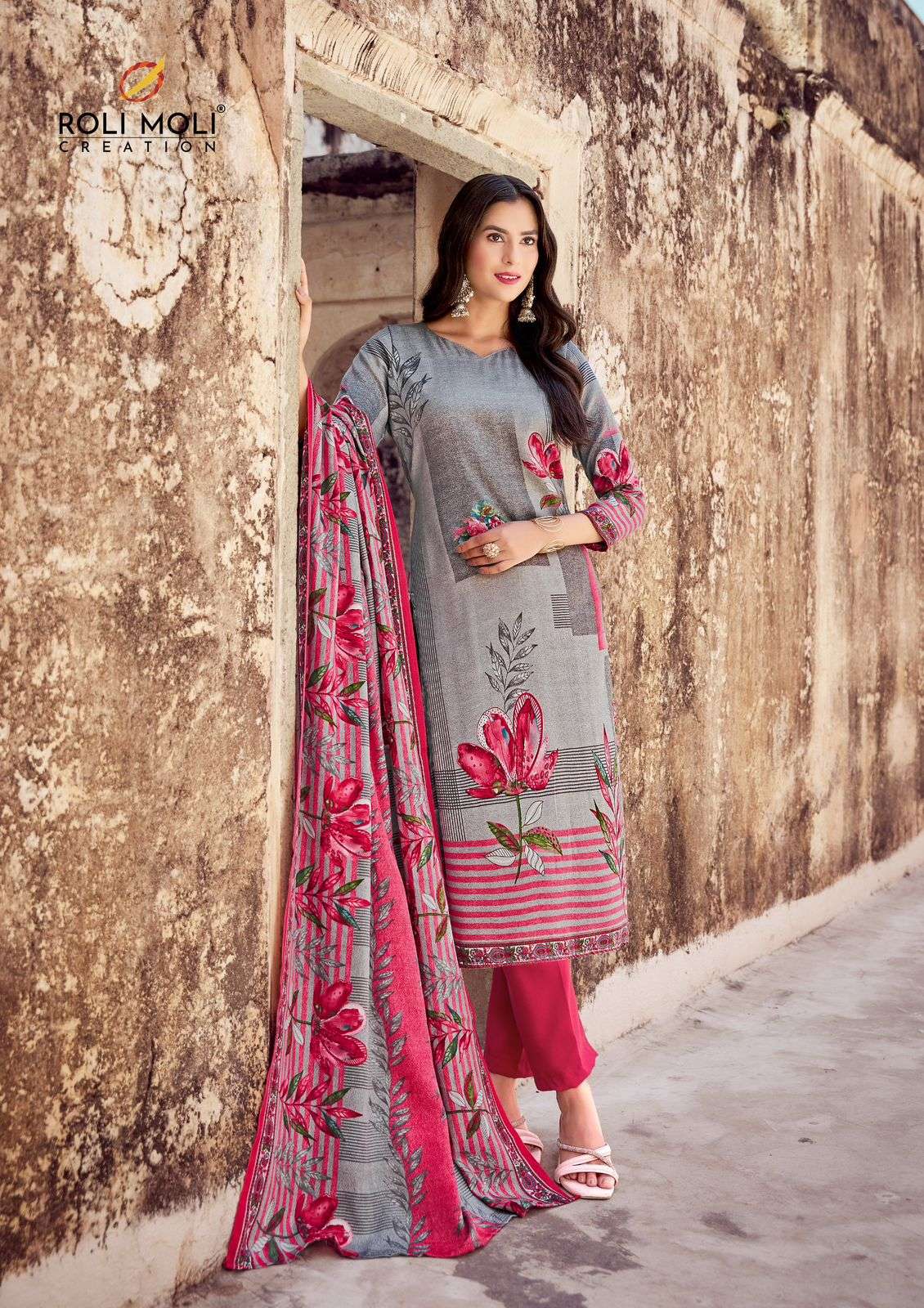 ROLI MOLI CREATION KABIRA PRINTED WINTER WEAR DRESS