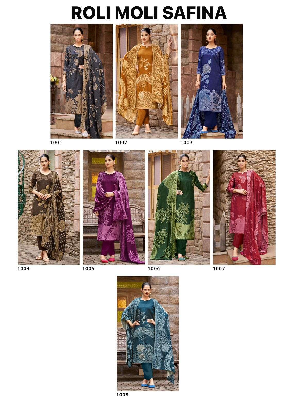 ROLI MOLI CREATION SAFINA PASHMINA FANCY WORK WINTER WEAR SUIT