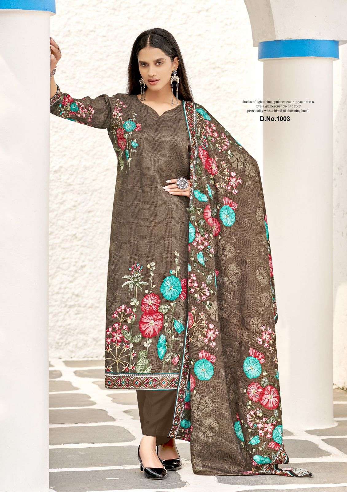 ROLI MOLI CREATION TAABEER PASHMINA PRINT WITH FANCY WORK SUIT