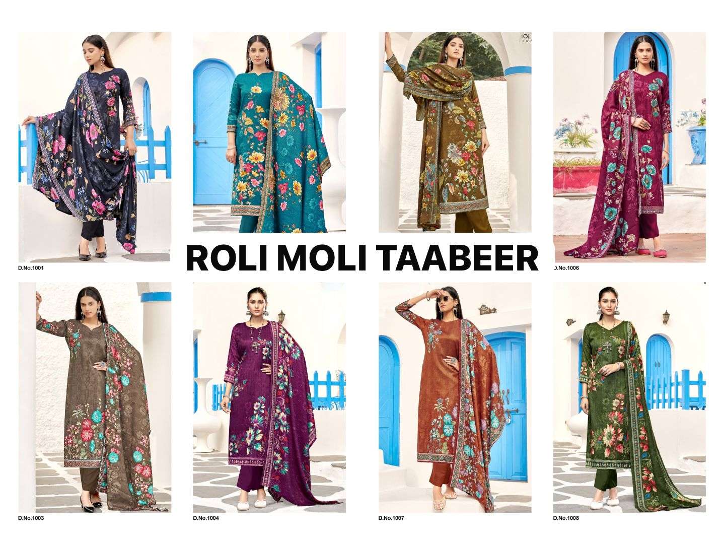 ROLI MOLI CREATION TAABEER PASHMINA PRINT WITH FANCY WORK SUIT