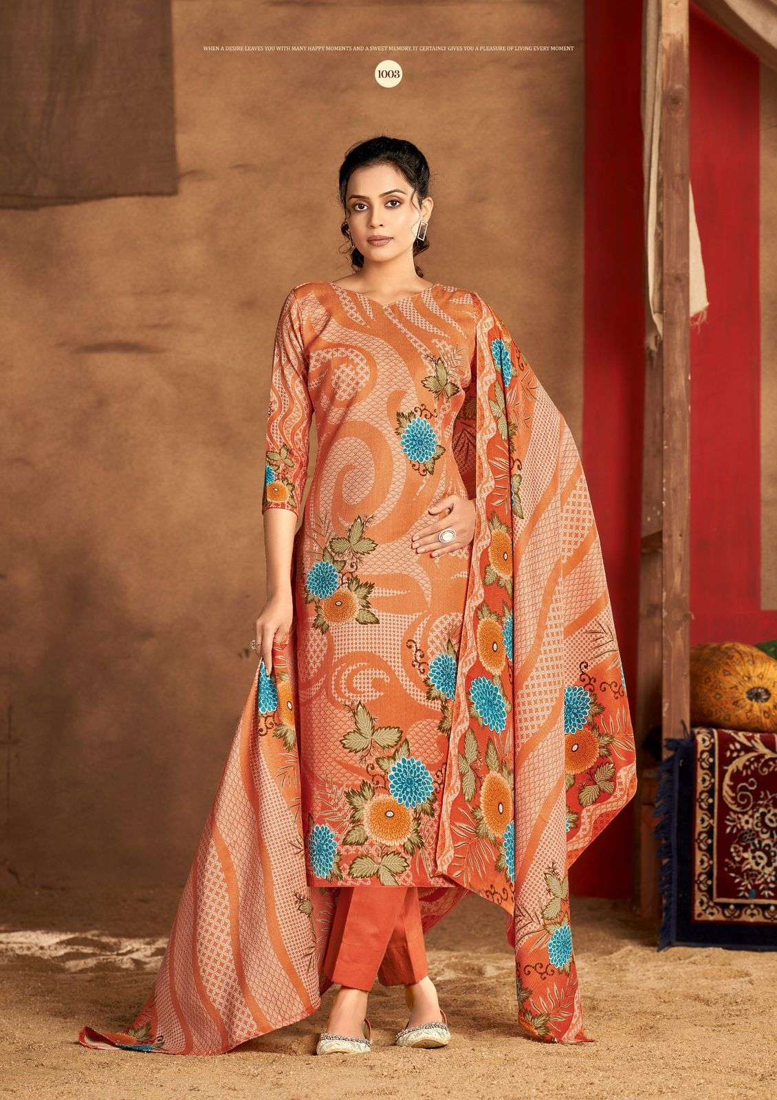 ROLI MOLI CREATION TAREEF PASHMINA DIGITAL PRINT SALWAR SUIT