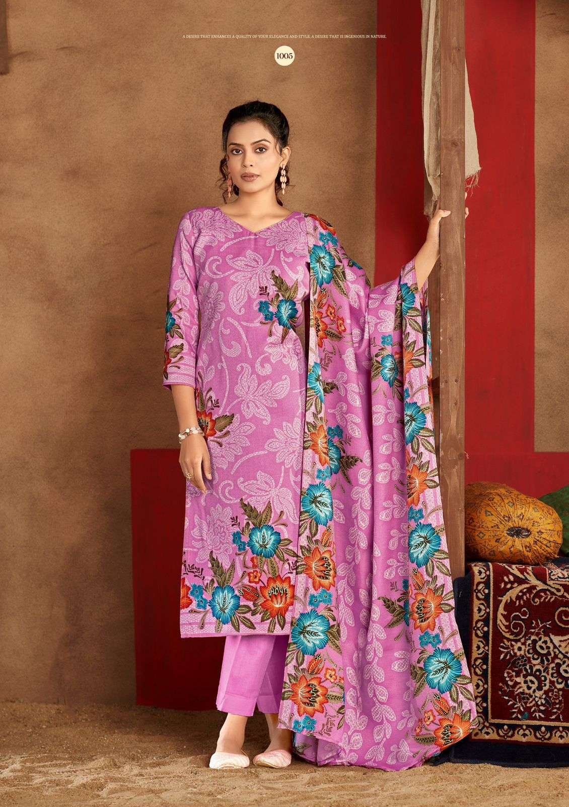 ROLI MOLI CREATION TAREEF PASHMINA DIGITAL PRINT SALWAR SUIT