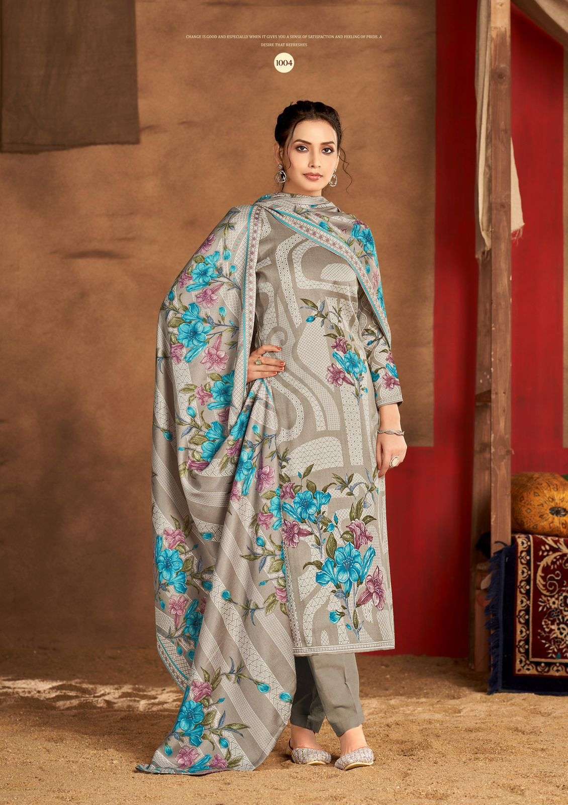 ROLI MOLI CREATION TAREEF PASHMINA DIGITAL PRINT SALWAR SUIT