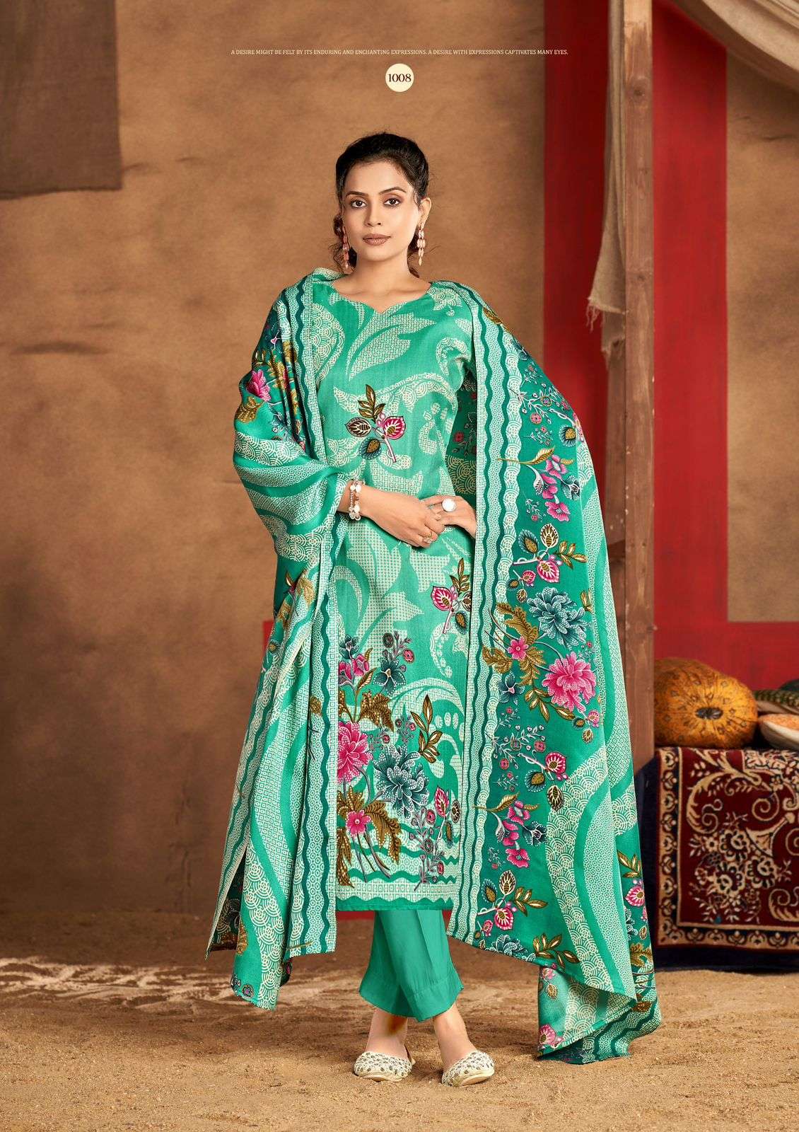 ROLI MOLI CREATION TAREEF PASHMINA DIGITAL PRINT SALWAR SUIT
