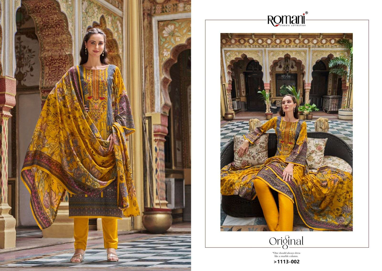 ROMANI AARZU VOL 22 COTTON DIGITAL PRINT WITH WORK SUIT
