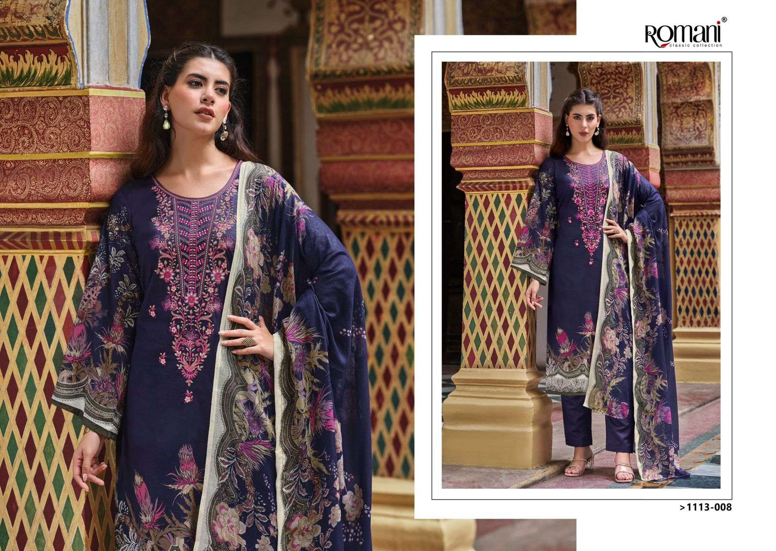 ROMANI AARZU VOL 22 COTTON DIGITAL PRINT WITH WORK SUIT