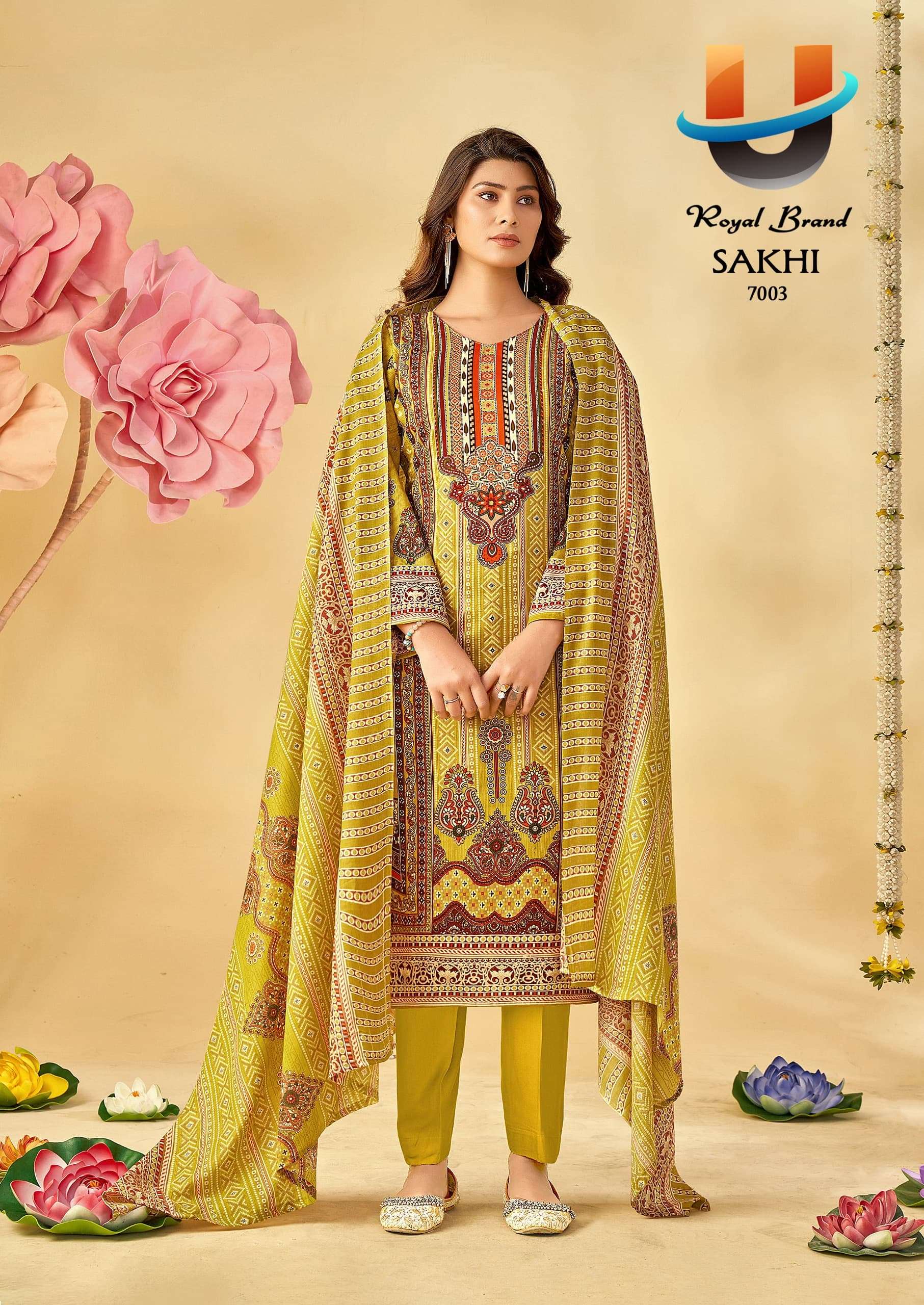 ROYAL BRAND SAKHI VOL 7 COTTON DIGITAL PRINTS SALWAR SUIT