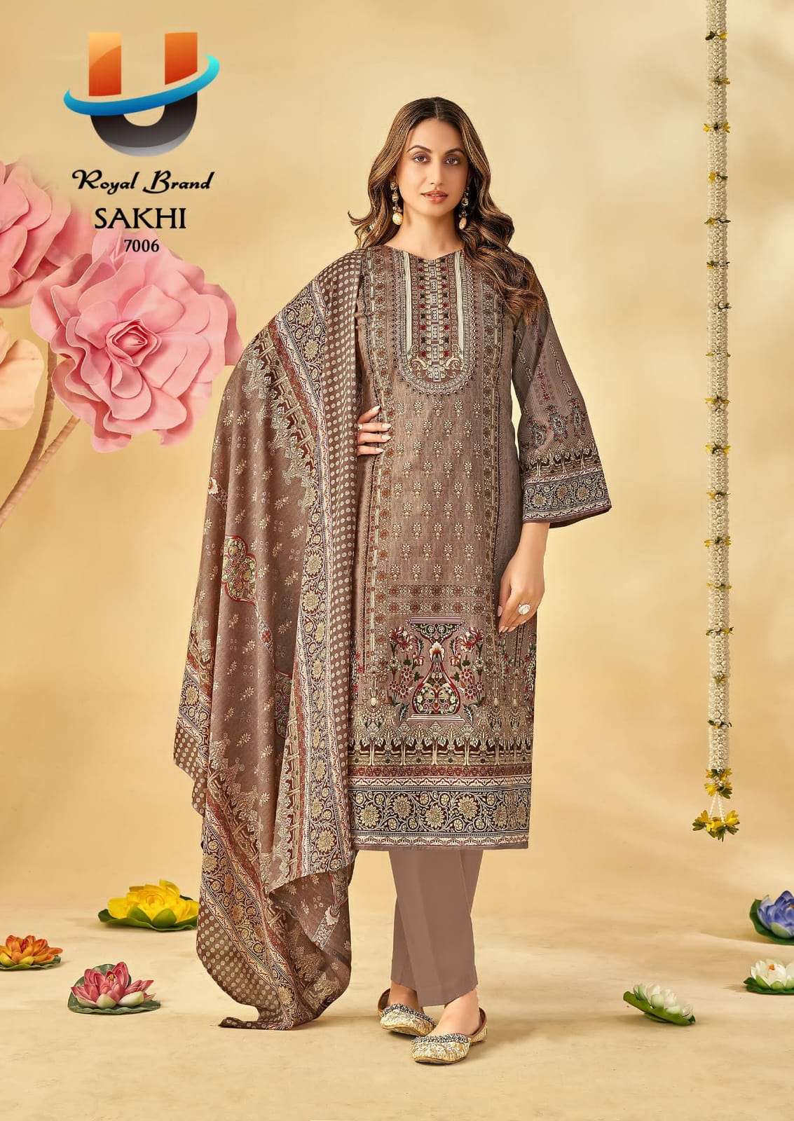 ROYAL BRAND SAKHI VOL 7 COTTON DIGITAL PRINTS SALWAR SUIT