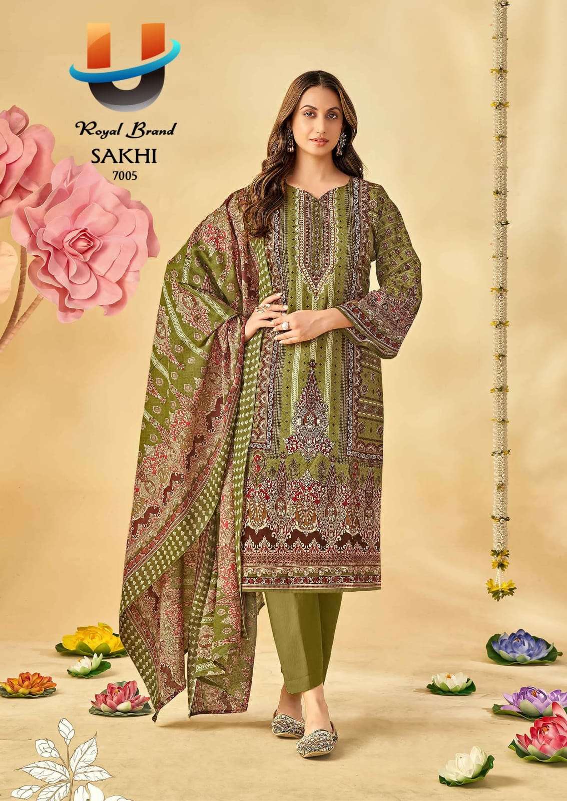 ROYAL BRAND SAKHI VOL 7 COTTON DIGITAL PRINTS SALWAR SUIT