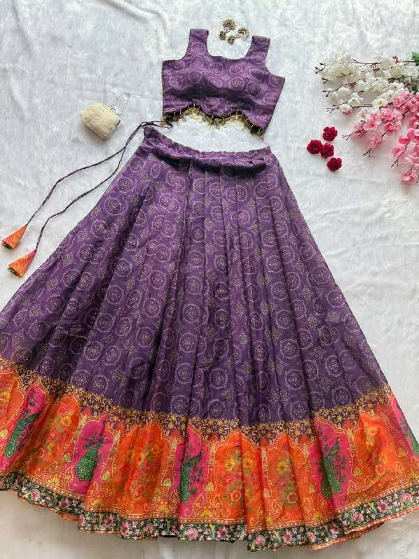 SC 324 ORGANZA FANCY DESIGNER FESTIVE WEAR LEHENGA CHOLI 