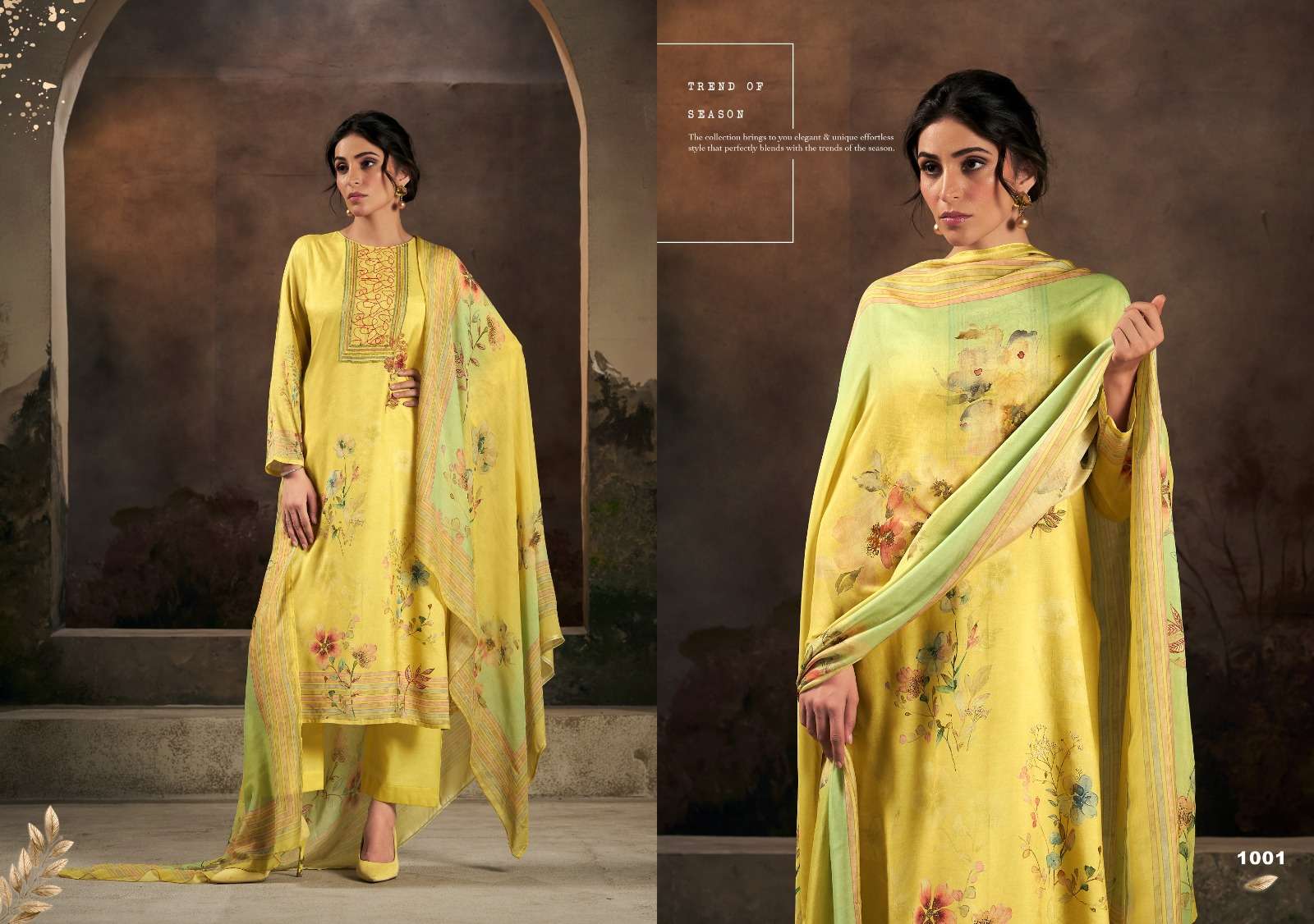 VAARA FAB KASHVI MUSLIN DIGITAL PRINT WITH FANCY EMBROIDERY WORK SUIT