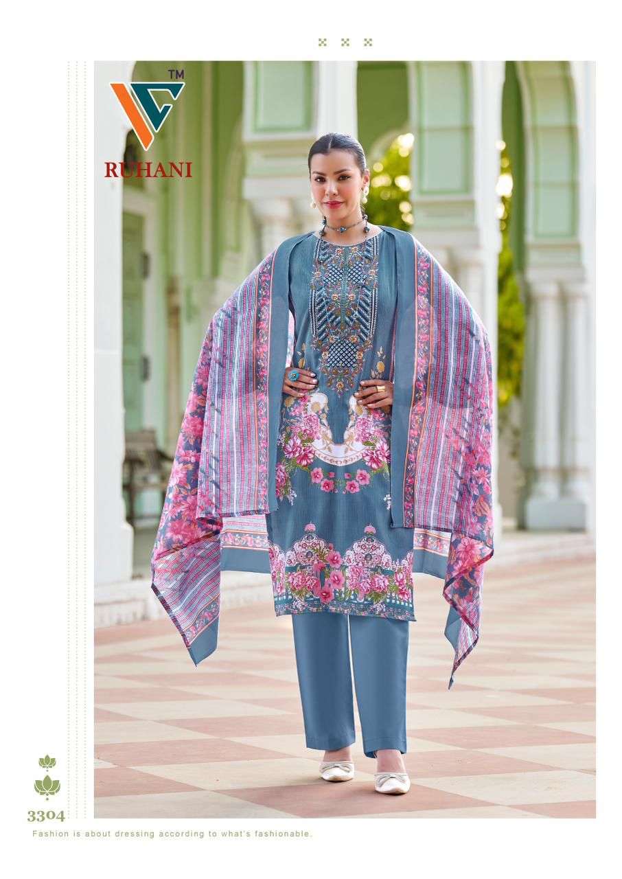 VANDANA‎ CREATION RUHANI‎‎ VOL 33 COTTON DIGITAL PRINTS SALWAR SUIT